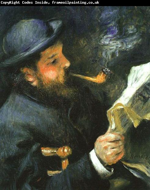 Pierre Auguste Renoir Portrait Claude Monet