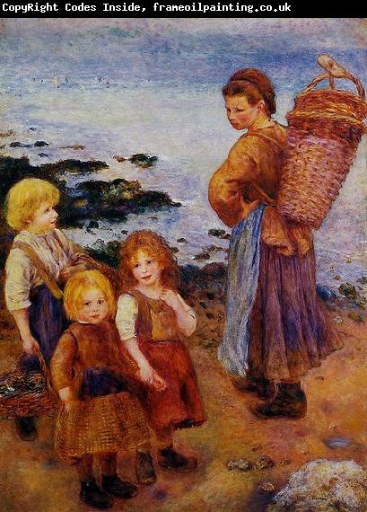 Pierre-Auguste Renoir Les pecheuses de moulesa Berneval