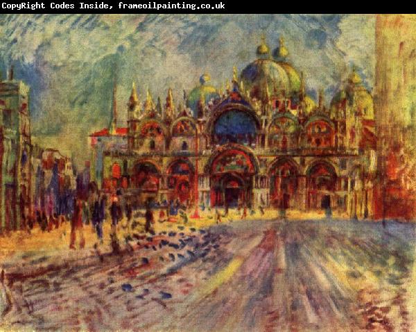 Pierre-Auguste Renoir Markusplatz in Venedig