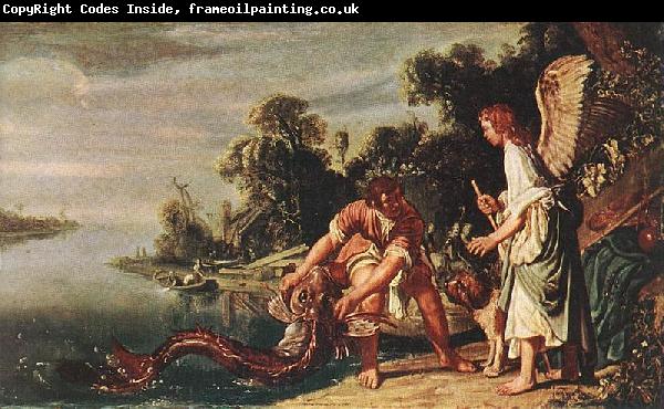 Pieter Lastman The Angel and Tobias with the Fish