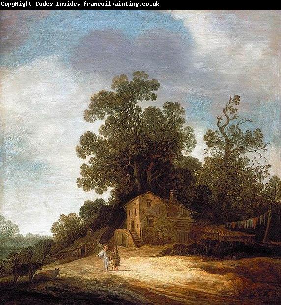 Pieter de Molijn Pastoral Landscape with Tobias and the Angel