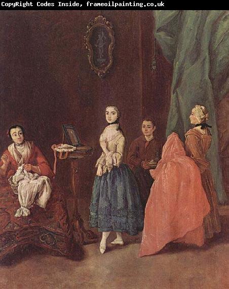 Pietro Longhi Dame bei der Schneiderin