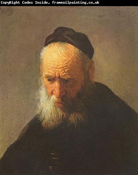 REMBRANDT Harmenszoon van Rijn Head of an old man