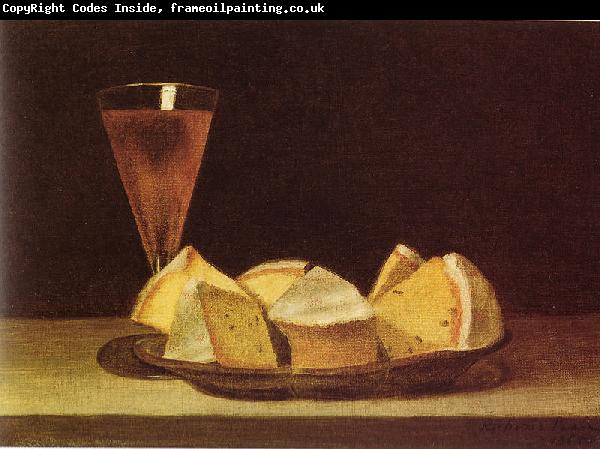 Rubens Peale Cake and Wine Glass