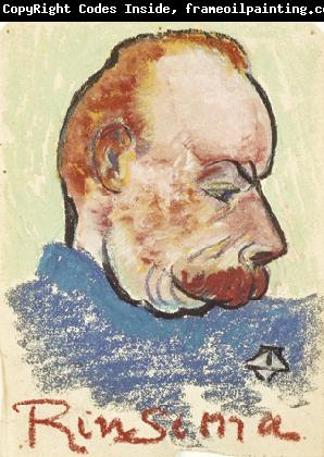 Theo van Doesburg Potrait of Evert Rinsema