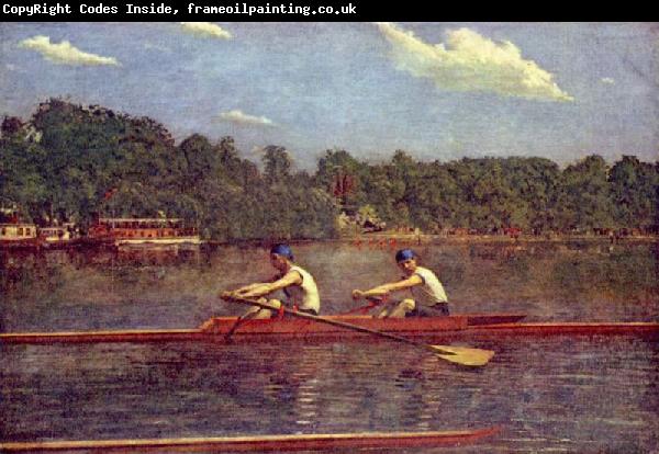 Thomas Eakins The Biglen Brothers Racing