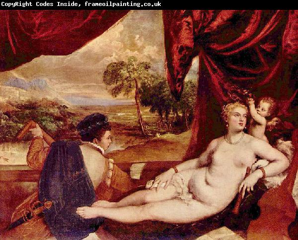 Titian Venus und der Lautenspieler