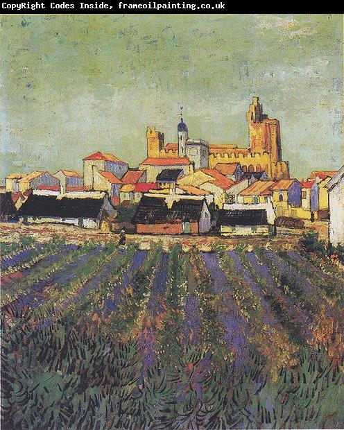 Vincent Van Gogh View to Saites-Maries