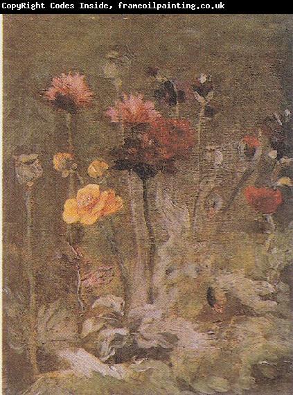 Vincent Van Gogh Still Life with Scabiosa and Ranunculus