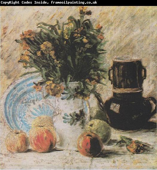 Vincent Van Gogh Vase with Flowers