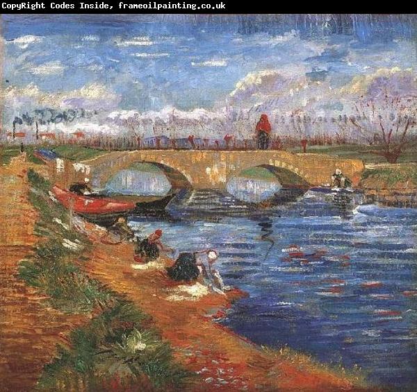 Vincent Van Gogh The Gleize Bridge over the Vigueirat Canal