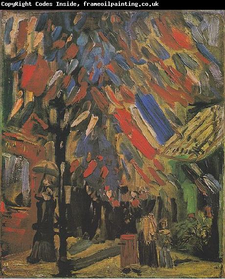 Vincent Van Gogh The 14th July in Paris