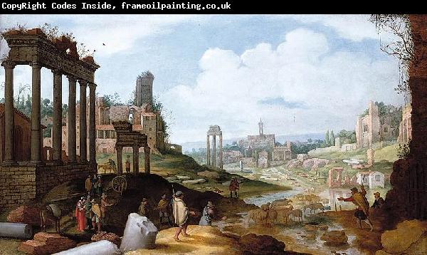 Willem van Nieulandt View of the Forum Romanum