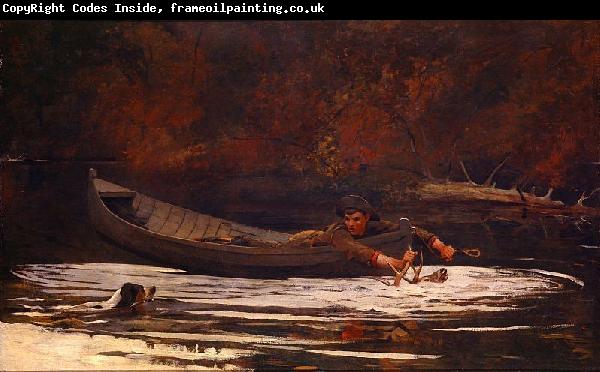 Winslow Homer Hound and Hunter