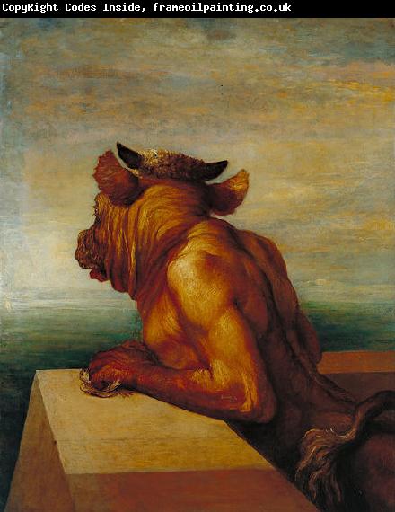 george frederic watts,o.m.,r.a. The Minotaur