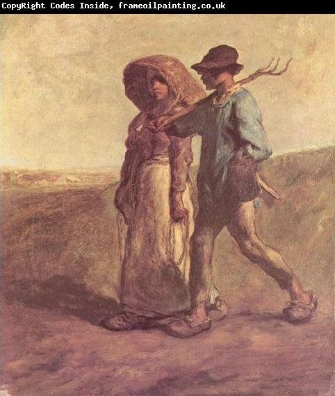 jean-francois millet Weg zur Arbeit