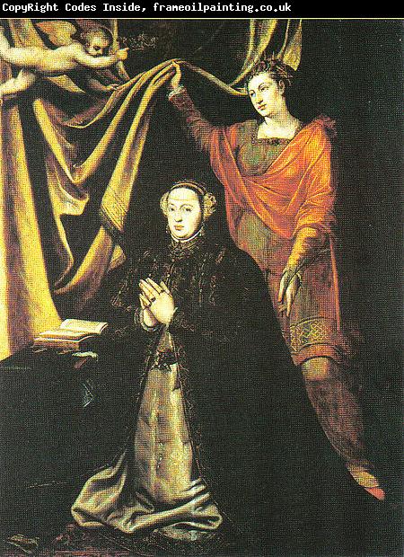 unknow artist Catherine of Habsberg and St. Catherine of Alexandria