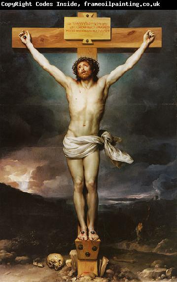 unknow artist Christ on the Cross by Anton Raphael Mengs. Now in the Palacio Real, Aranjuez, in the former bedroom of King Carlos III.