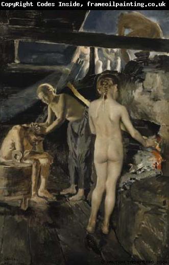 Akseli Gallen-Kallela In the sauna