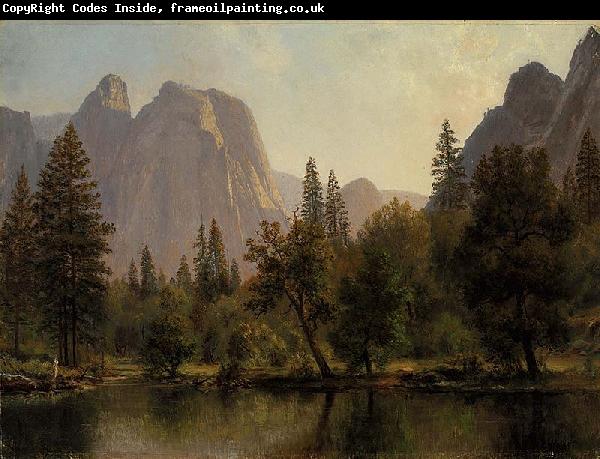 Albert Bierstadt Cathedral Rocks, Yosemite Valley