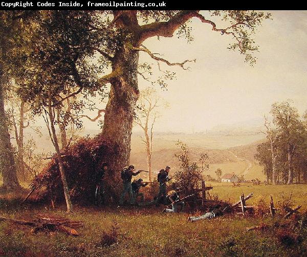 Albert Bierstadt Guerrilla_Warfare (Picket Duty In Virginia)