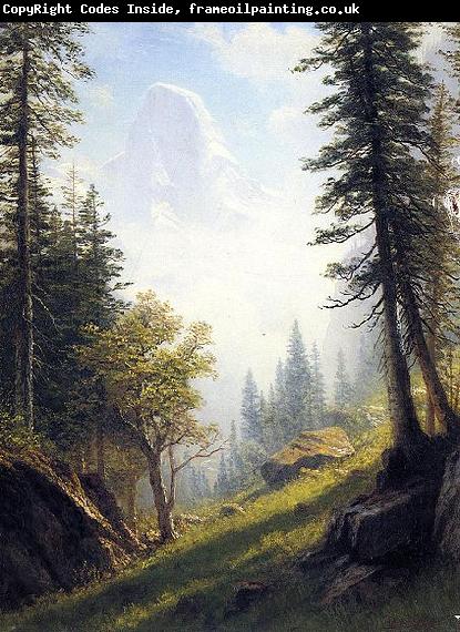 Albert Bierstadt Among the Bernese Alps