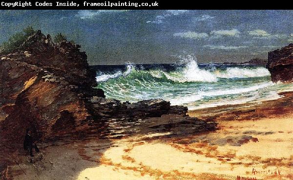 Albert Bierstadt Beach at Nassau