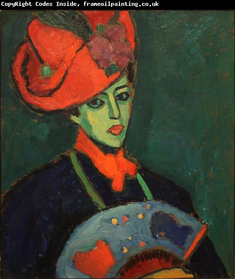 Alexej von Jawlensky Schokko with Red Hat