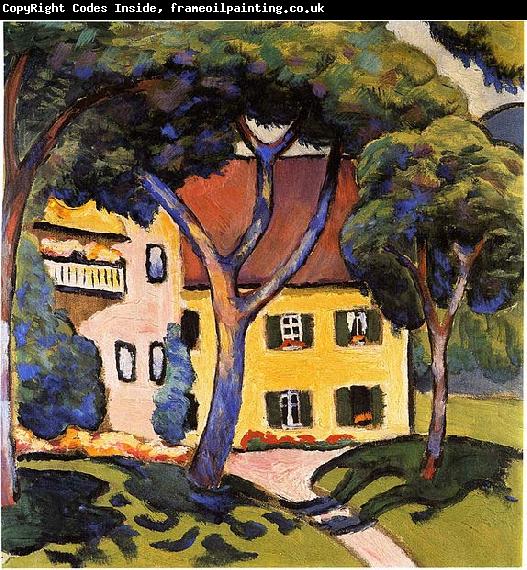 August Macke Staudacher's house at the Tegernsee