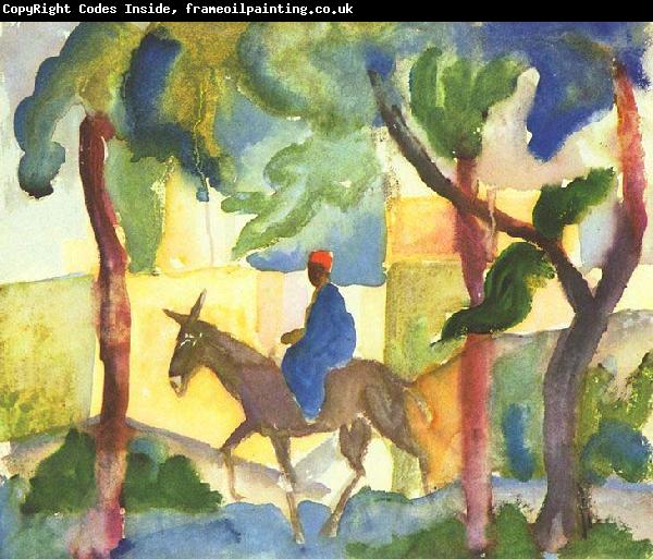 August Macke Eselreiter