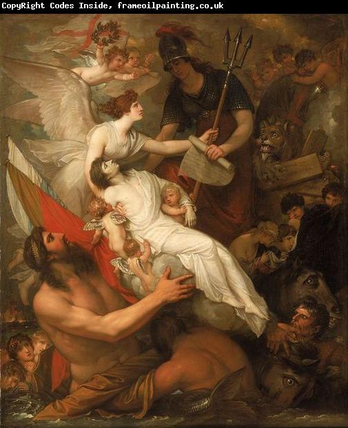 Benjamin West The Immortality of Nelson