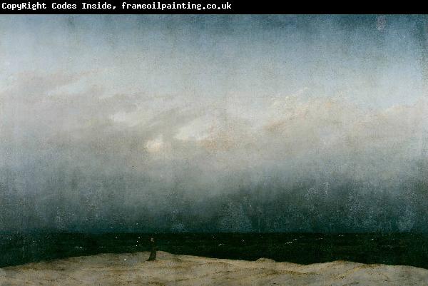 Caspar David Friedrich Monk by the Sea