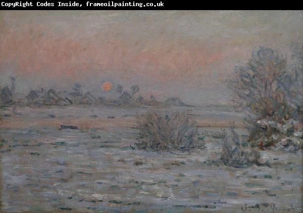 Claude Monet Soleil d'hiver a Lavacourt