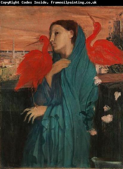 Edgar Degas Young Woman with Ibis