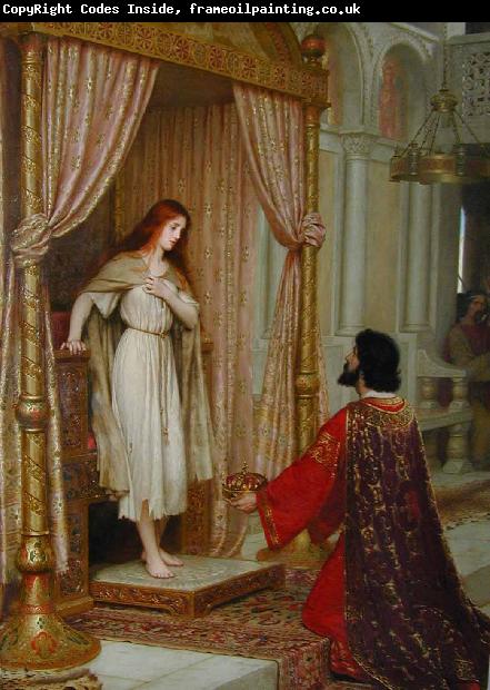 Edmund Blair Leighton The King and the Beggar maid