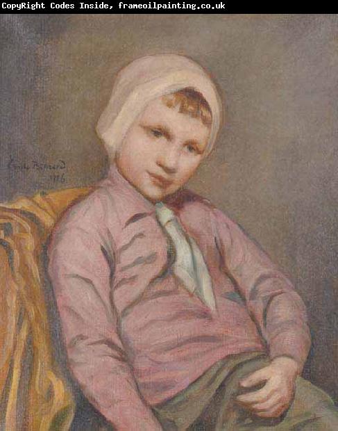 Emile Bernard sitting boy