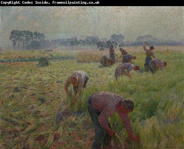 Emile Claus Flax harvesting