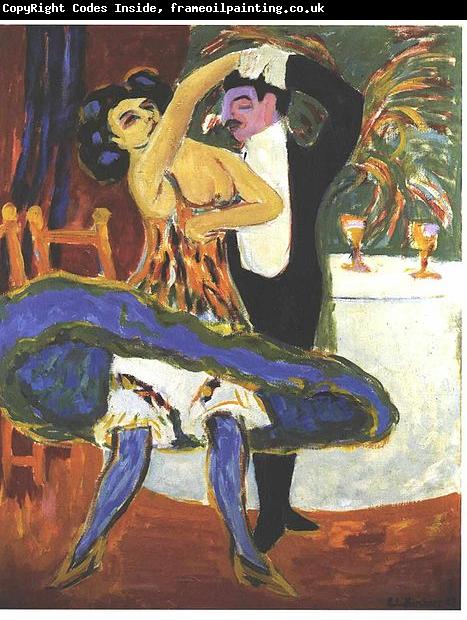 Ernst Ludwig Kirchner VarietE - English dance couple