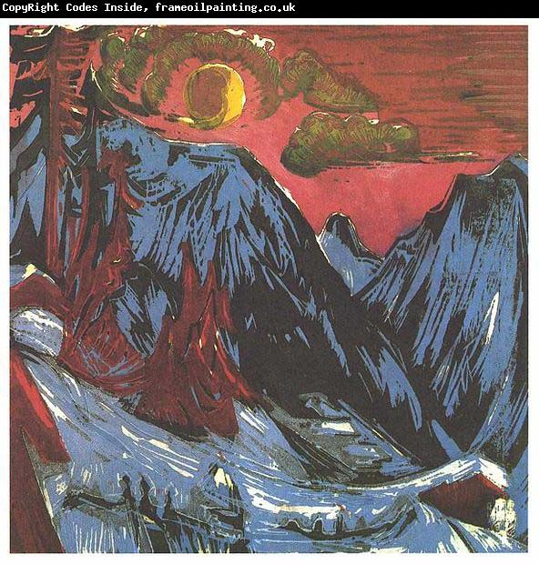 Ernst Ludwig Kirchner Moon night