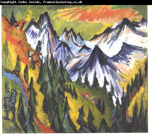 Ernst Ludwig Kirchner mountain top