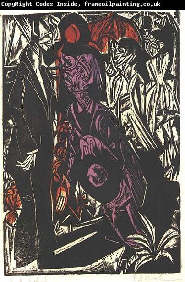 Ernst Ludwig Kirchner The selling of the shadow