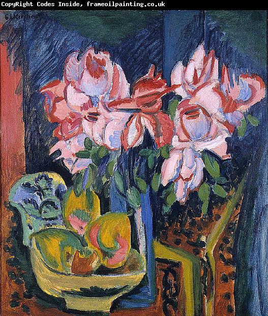 Ernst Ludwig Kirchner Pink Roses