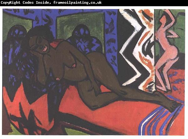 Ernst Ludwig Kirchner Sleeping Nilly