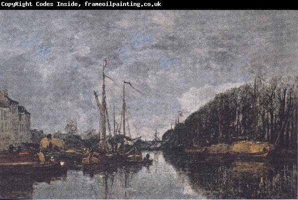 Eugene Boudin Kanal an der Allee Verte in Brussel