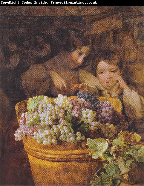 Ferdinand Georg Waldmuller Children in the press house