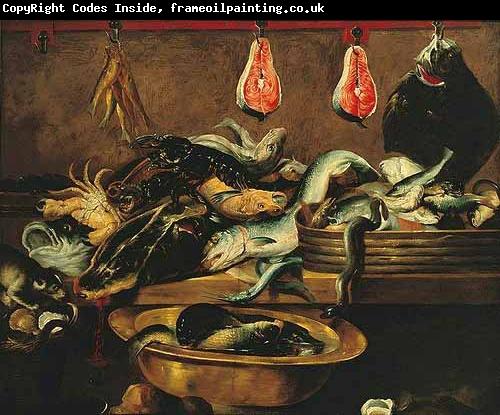 Frans Snyders Fish stall