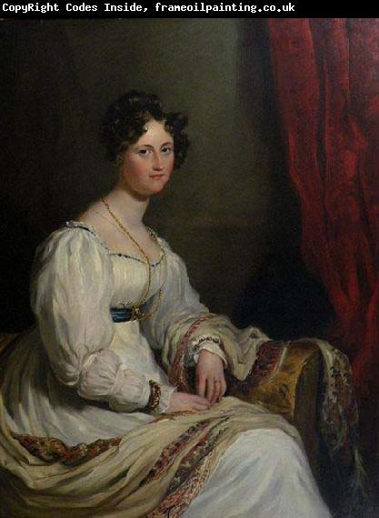 George Hayter Portrait of a young lady in an interior 1826