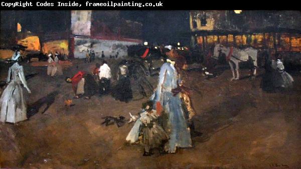 George Hendrik Breitner An Evening on the Dam in Amsterdam