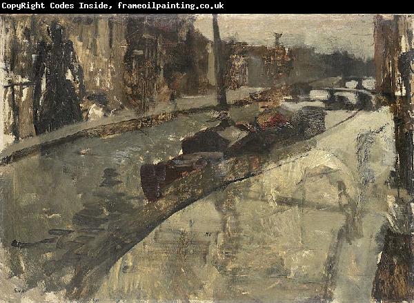 George Hendrik Breitner The Prinsengracht at the Lauriergracht, Amsterdam