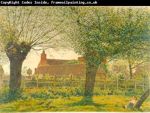 George Price Boyce.RWS At Binsey near Oxford